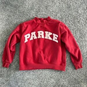 Parke Valentines’s Collection Red Mockneck